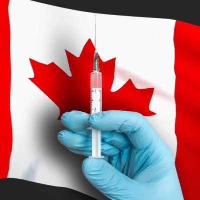 Vaccination,In,Canada.,Vaccine,To,Protect,Against,Covid-19,On,Background